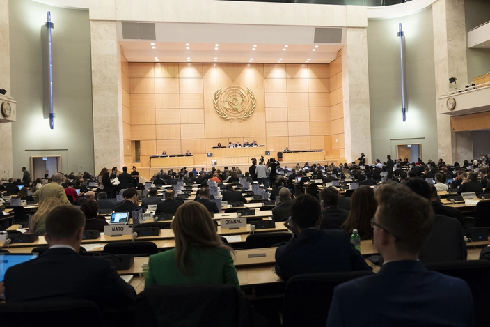 The Nuclear Non-Proliferation Treaty was put into place in 1970, and since then no known nuclear weapons programs have been created from nuclear energy development. Photo from UN Geneva on Flickr.