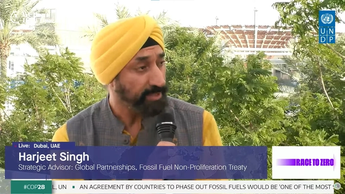 Colombia is “ready to make the transition” but needs more support than the current international system can provide, according to Harjeet Singh, Strategic Advisor: Global Partnerships of the Fossil Fuel Non-Proliferation Treaty.